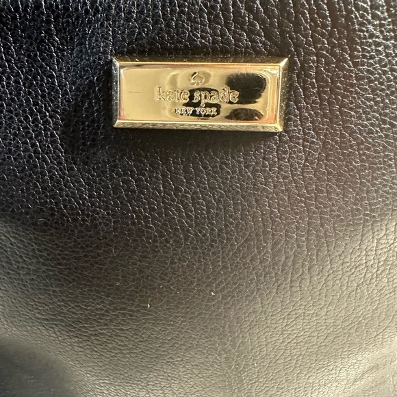 Kate Spade Black Crossbody Bag with Gold Accents - Picture 2 of 10